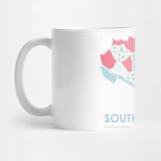 Southampton Map - Full Size Mug